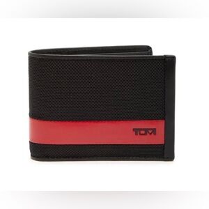 Tumi Wallet Black & Red